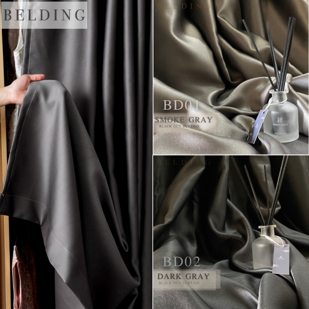 แนะนำ ผ้าม่าน ผ้าม่านสั่งตัดตามขนาด ม่าน2.0เมตร ม่าน2.6เมตร ม่าน2.8เมตร สีเทาเข้มและสีควันบุหรี่สีสวยตรงปก ราคาพิเศษ มีเก็บเงินปลายทาง