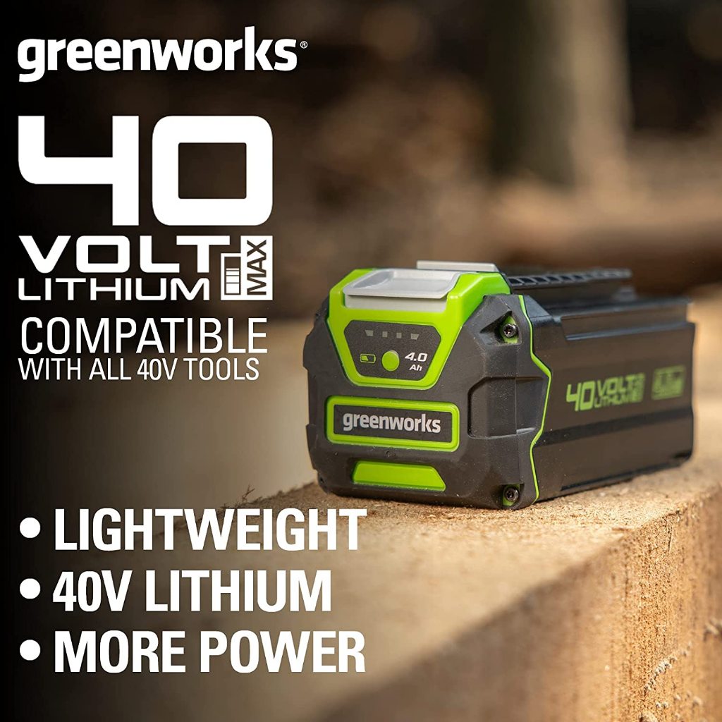 แบตเตอรี่ Greenworks 40V 4.0Ah ของแท้ รับประกันศูนย์ ใช้ได้กับเครื่องมือ Greenwork 40V ได้ทุกตัว