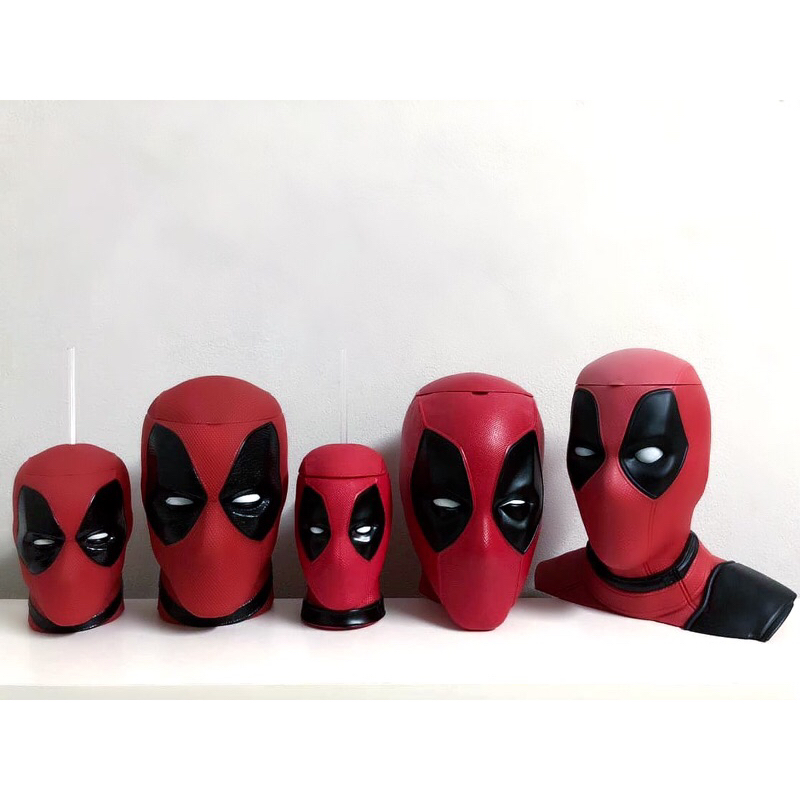 (ทักขอลด120฿) ถังป๊อปคอร์นและแก้วน้ำ Deadpool 2 เดดพลู จาก Major Cineplex และ SF Cinema