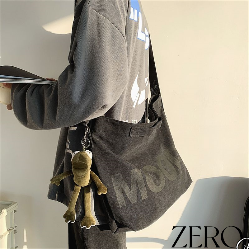 กระเป๋าเป้สะพายหลัง ผ้าแคนวาส ขนาดใหญ่ จุของได้เยอะ แบบเรียบง่าย สําหรับนักเรียนหญิง