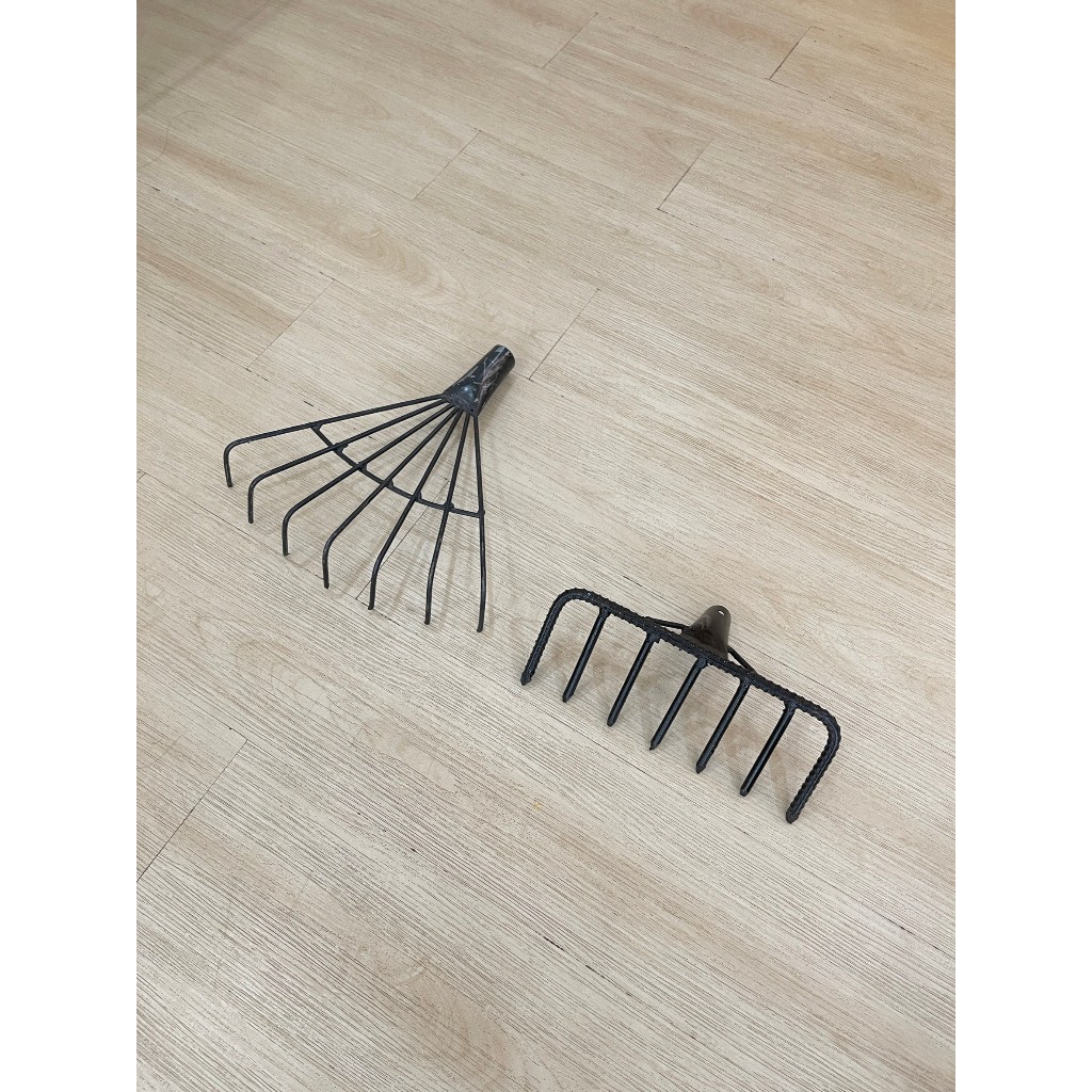 คราด หัวคราด คราดเหล็ก 7 ฟัน คราดเหล็กเส้น คราดดำ เฉพาะหัว หัวคราดมือเสือ - รูปที่ 7