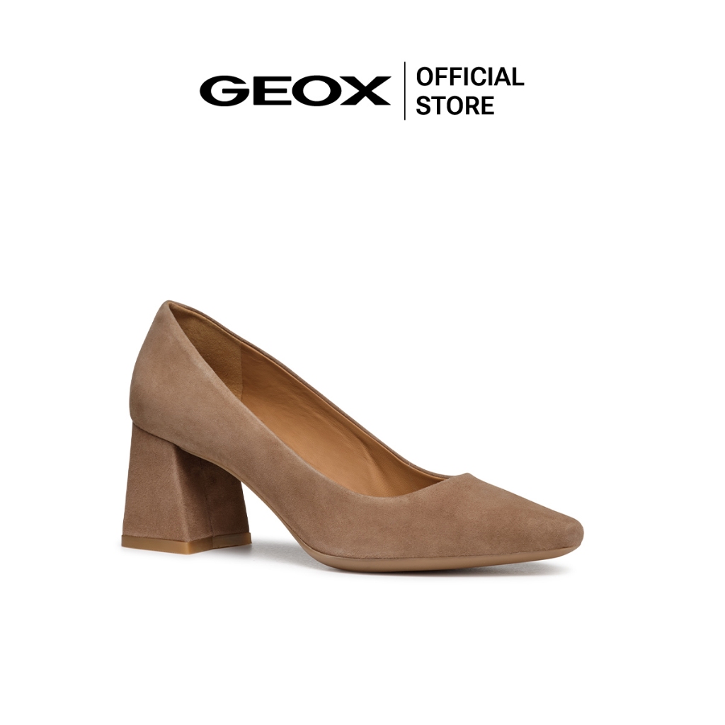 GEOX รองเท้าส้นสูงผู้หญิง รุ่น D GISELDA - MUD FW24 (D36VCAC6372F_F4BRXX)