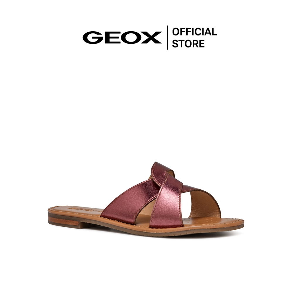 GEOX รองเท้าแตะผู้หญิง รุ่น D SOZY S - OLD ROSE FW24 (D45LXCC8014F_F4REXX)