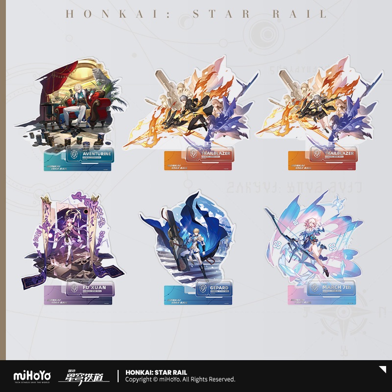 [ พร้อมส่ง / Official ] Honkai Star Rail Standee - Preservation path ฮงไค สตาร์เรล สแตนดี้ ตัวละคร path อนุรักษ์