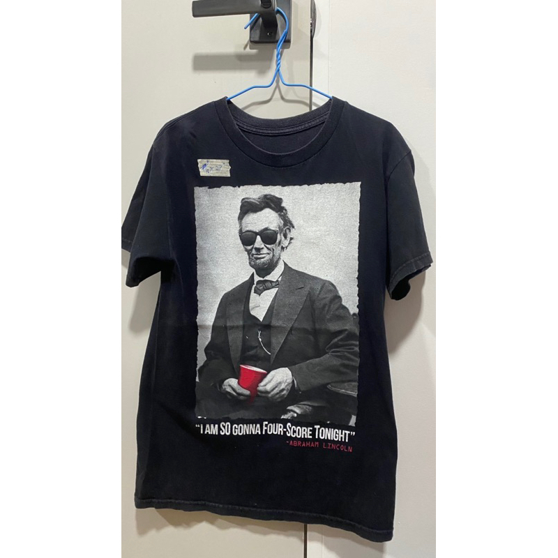 เสื้อยืดคอกลมแขนสั้นAbraham Lincoln
