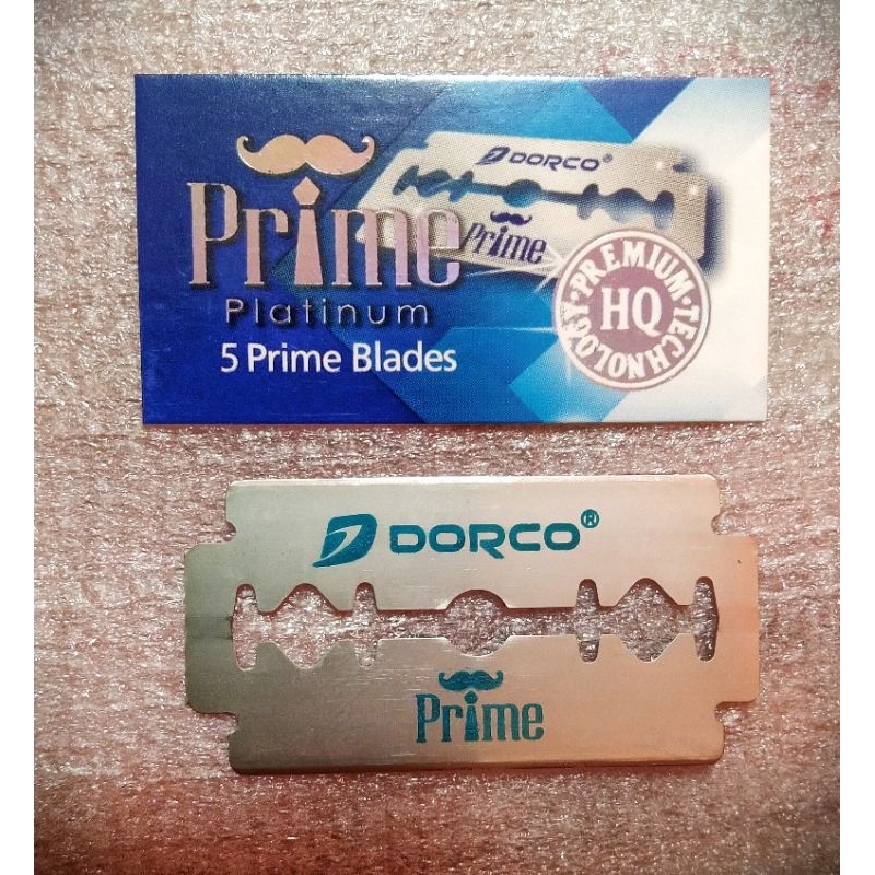 ใบมีดโกนสองคม Dorco Prime คมกว่าตัวธรรมดา กล่องเล็ก 1 กล่องเล็ก(มี5ใบ)