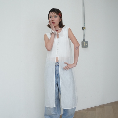 Blueming Outer Shirt Dress เสื้อคลุมซีทรูยาว
