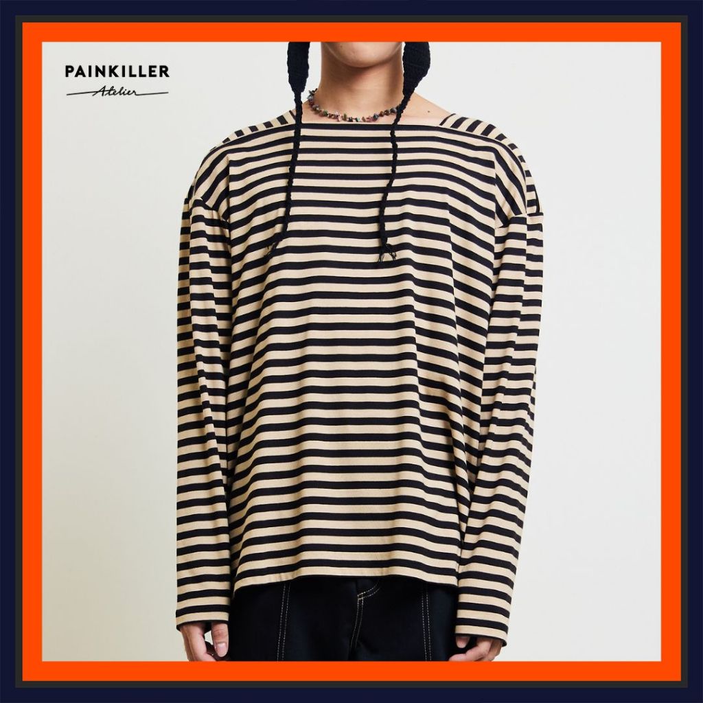 PAINKILLER เพนคิลเลอร์ เสื้อ เสื้อยืด เสื้อแขนยาว เสื้อผ้าผู้ชาย / SETE LS TEE / LS TEE / PF24