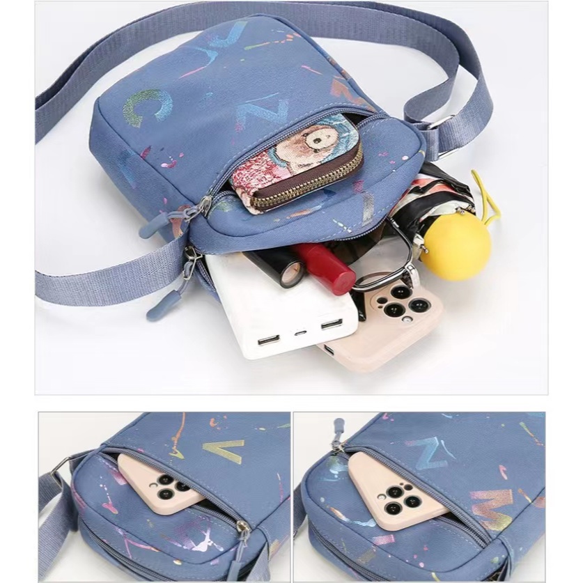 B-861🔥กระเป๋าสะพายข้าง สไตส์นี้เท่มาก ฮิตมากตอนนี้ แฟชั่นฤดูใบไม้ผลิ มีซิป เรียบง่า เข้ากับทุกการแต่งกาย