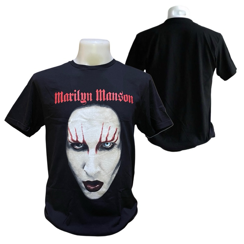 เสื้อยืดวงดนตรี MARILYN MANSON UNISEX T-SHIRT ลาย RED LIPS ลิขสิทธิ์แท้100% UK