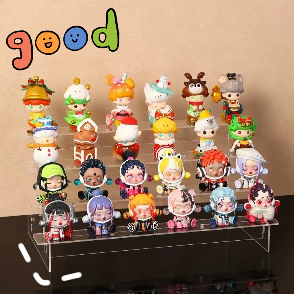 ชั้นวางโมเดล ชั้นวางของ 35cm ชั้นวางอะคริลิคใส สำหรับ ชั้น 3/4/5ชั้น Onesuper