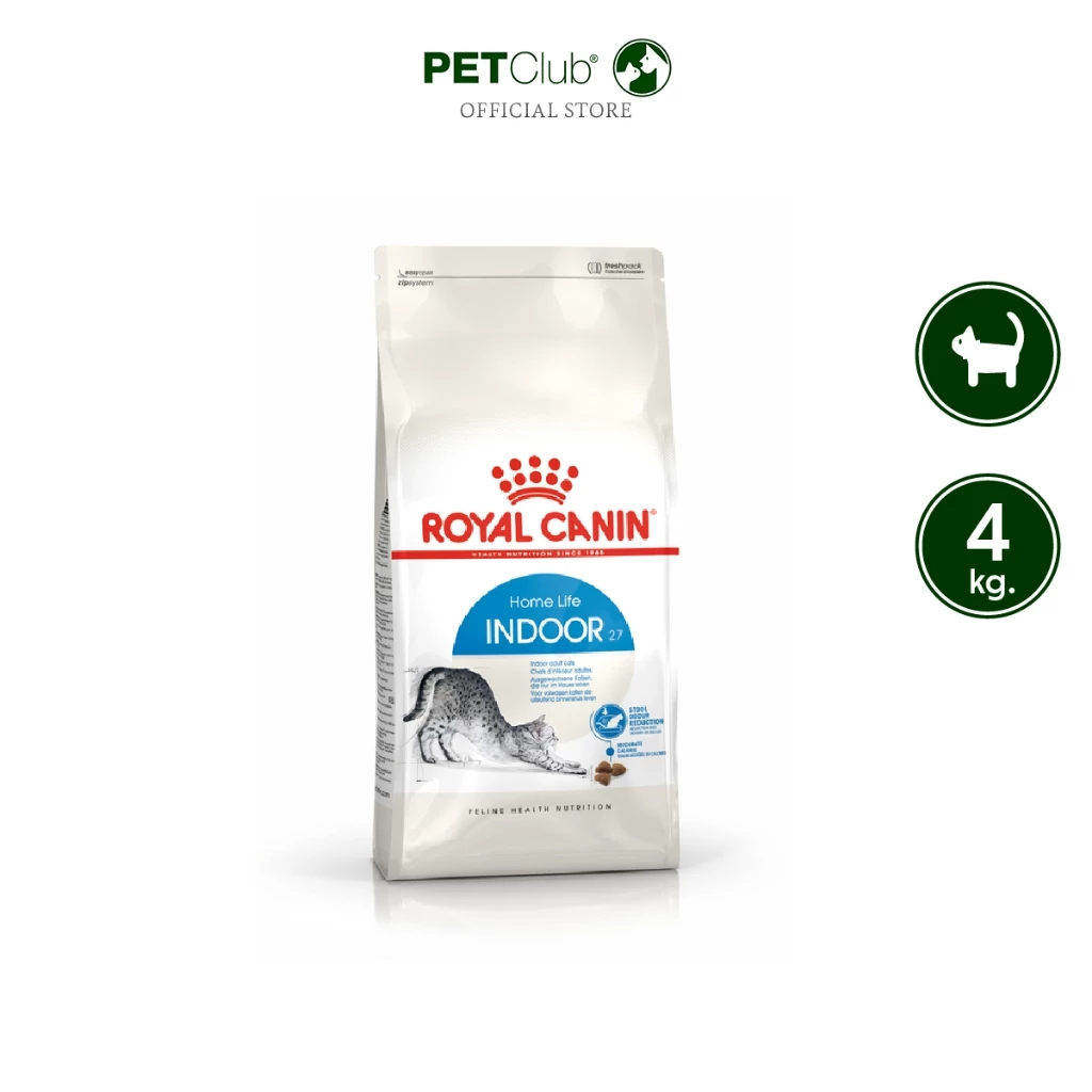 [PETClub] Royal Canin Indoor - แมวโต เลี้ยงในบ้าน [4KG]