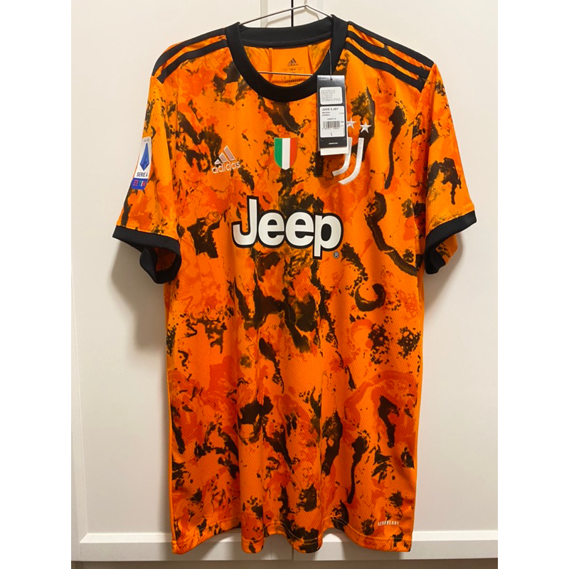 เสื้อบอล Juventus 2020-21 third แฟนบอล full Ronaldo ป้ายห้อย แท้