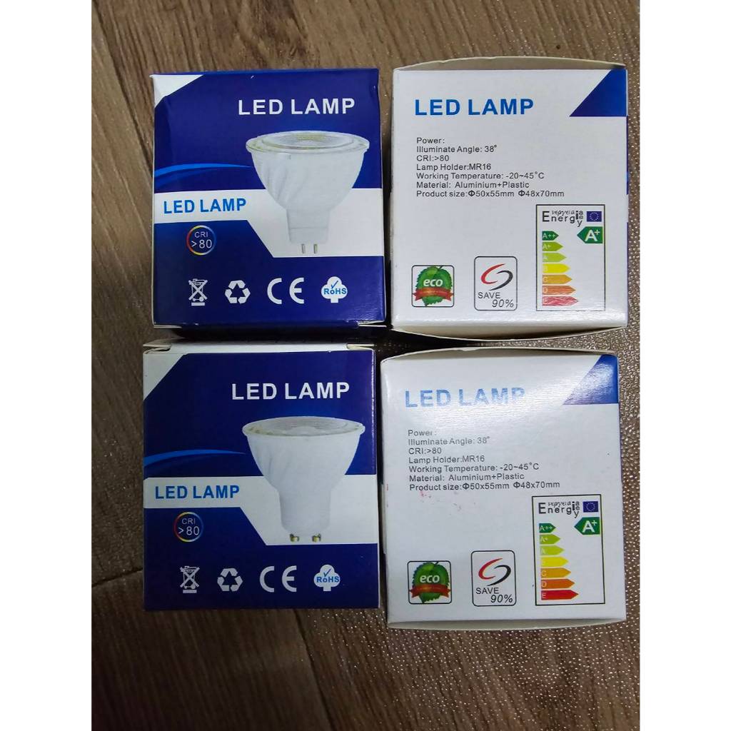 หลอดไฟ 6W MR16 หลอดไฟ 220V โคมไฟดาวน์ไลท์