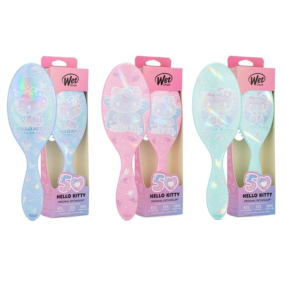 WET BRUSH รุ่น KITTY 50 BD แปรงหวีผมทรงรี