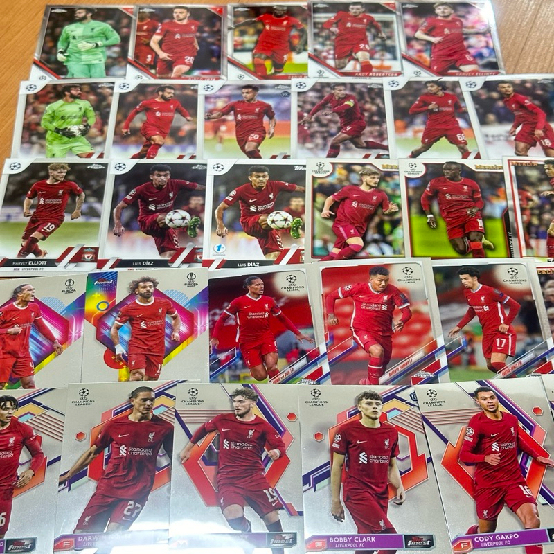 รวมการ์ดฟุตบอลลิเวอร์พูล LIVERPOOL ชุด2 ใบแข็ง ลิขสิทธิ์แท้ จาก TOPPS