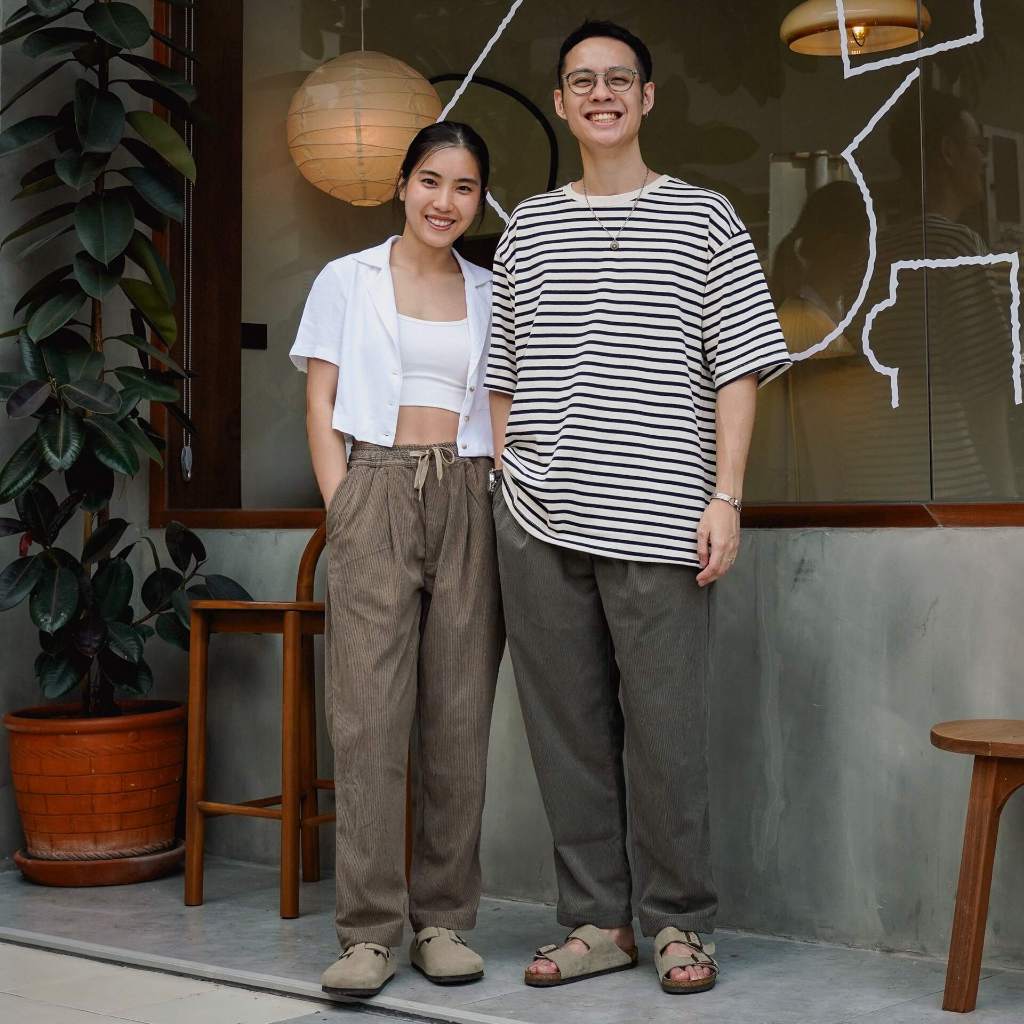 TRUFFLE CORDUROY PANTS กางเกงขายาว ผ้าลูกฟูก unisex