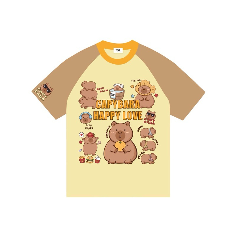 เสื้อยืดOversize(QottonLand)คาปิบาล่า