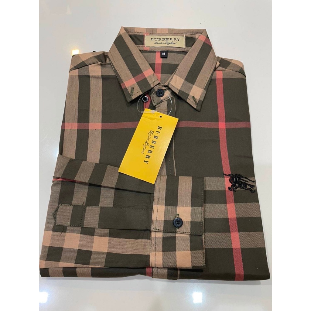 เสื้อเชิ้ตแขนยาวลายสกอตชายและหญิงใส่ได้