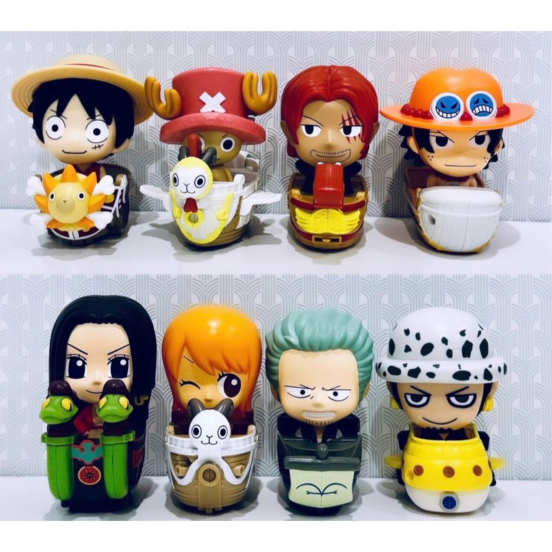 วันพีช One piece ของเล่น MC Donald’s Happy meal ของสะสม มินิฟิกเกอร์วันพีช งานเก่า หายาก