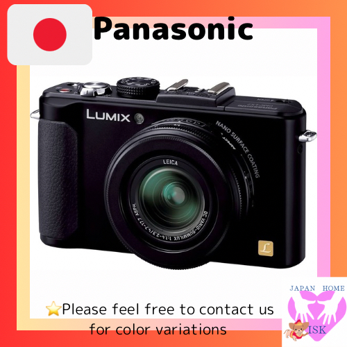 Panasonic Digital Camera Lumix Lx7 Optical 3.8X Black Dmc-Lx7-K Direct From Japan Used, Genuine Used