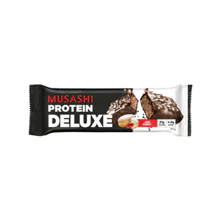 Musashi Deluxe Protein Bar โปรตีน 21 กรัม (สินค้าใกล้หมดอายุ ลดราคาพิเศษ)