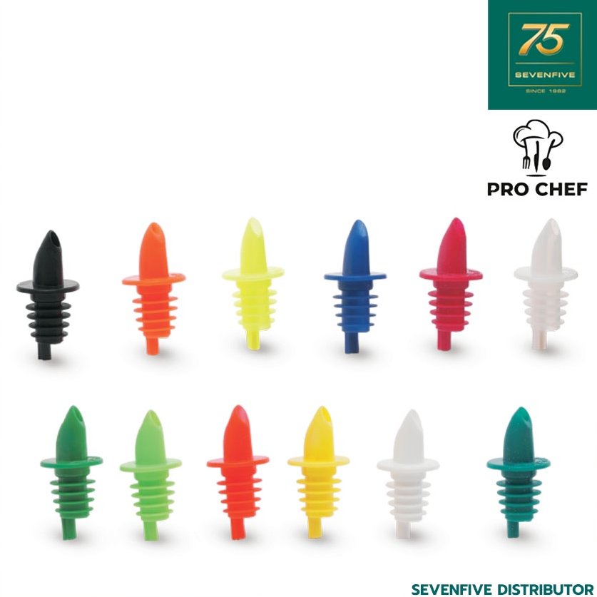 PRO CHEF จุกรินเหล้า จุกไวน์ จุกรินน้ำหวาน พลาสติก แพ็ค 30 ชิ้น PRC1-BSK-PP