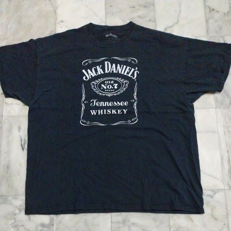 เสื้อยืดแขนสั้น แนวเครื่องดื่ม JACK DANIEL'S แท้ มือสอง สภาพดี ของพร้อมส่งครับ