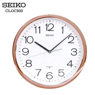 SEIKO CLOCKS นาฬิกาแขวน รุ่น PDA014F ขนาด 12.2 นิ้ว เดินเรียบ สีโรสโกลด์