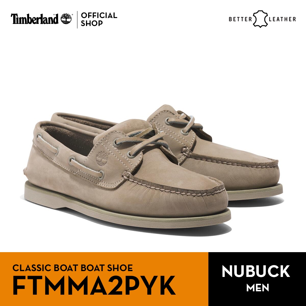 Timberland Men’s Classic Leather Boat Shoe รองเท้าผู้ชาย (FTMMA2PYK)
