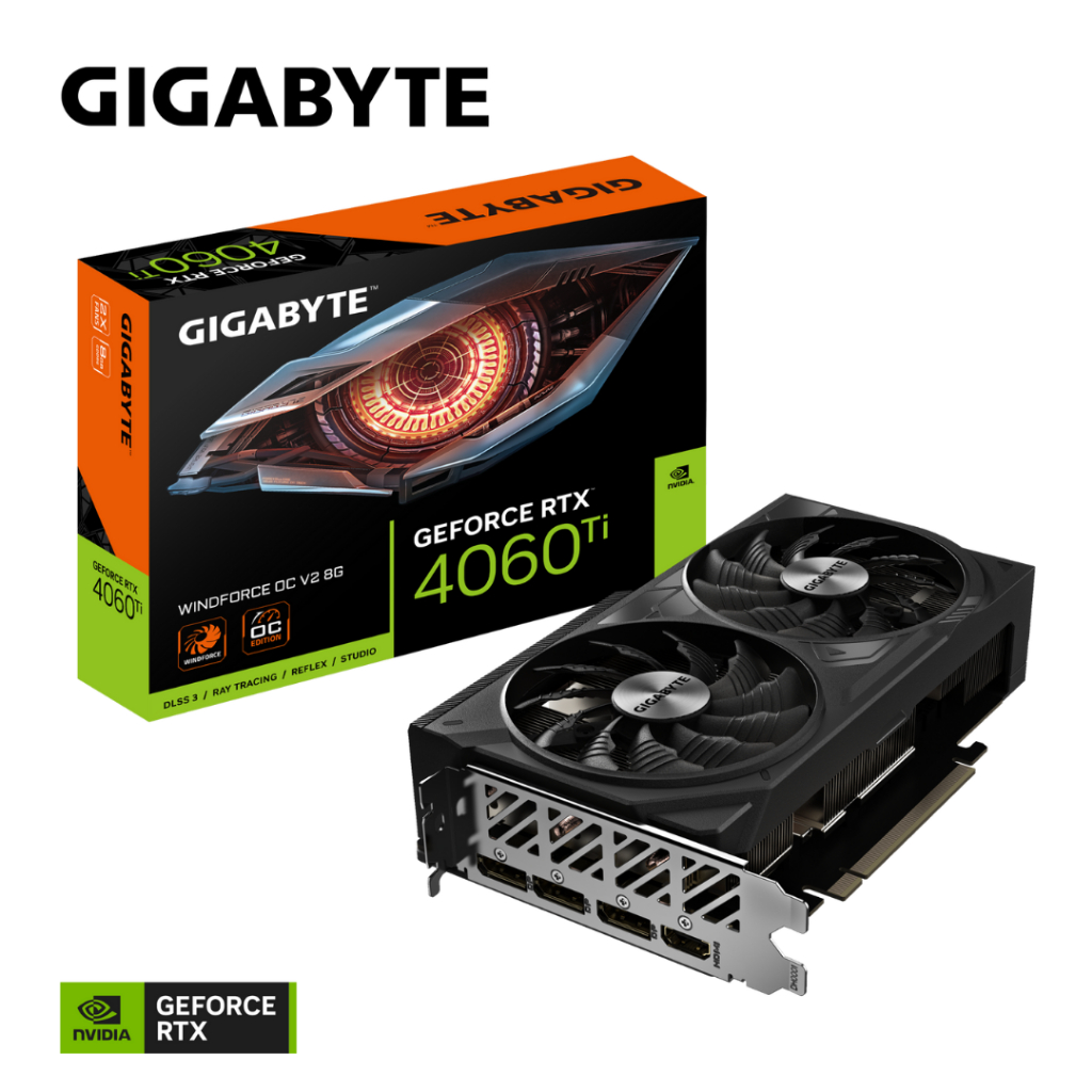 12.12โค้ดลดแรง RTX 4060 Ti WF2OC V2 Eagle 8GB Gigabyte VGA ใหม่ ประกันศูนย์ไทย 3ปี การ์ดจอ