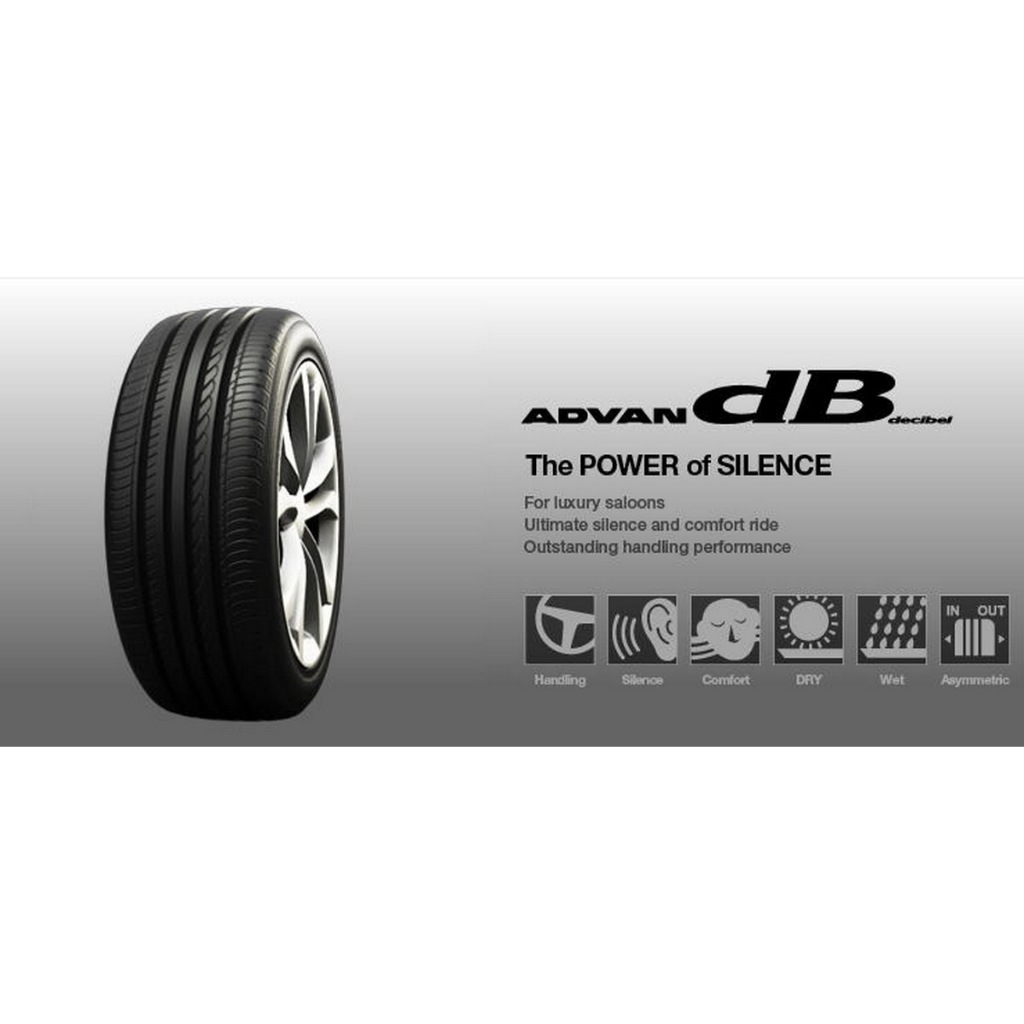 ยางใหม่ YOKOHAMA ADVAN DB V551