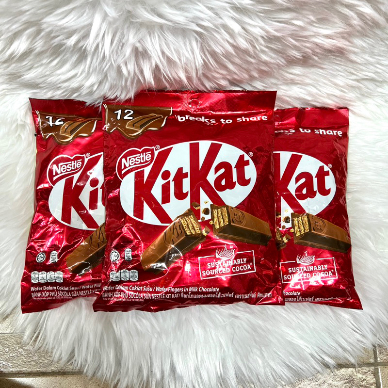 KITKAT คิทแคท ขนมเวเฟอร์เคลือบช็อกโกแลต ยอมฮิตในไทย กินเท่าไหร่ก็ไม่เบื่อ อร่อย ห่อใหญ่จุใจ