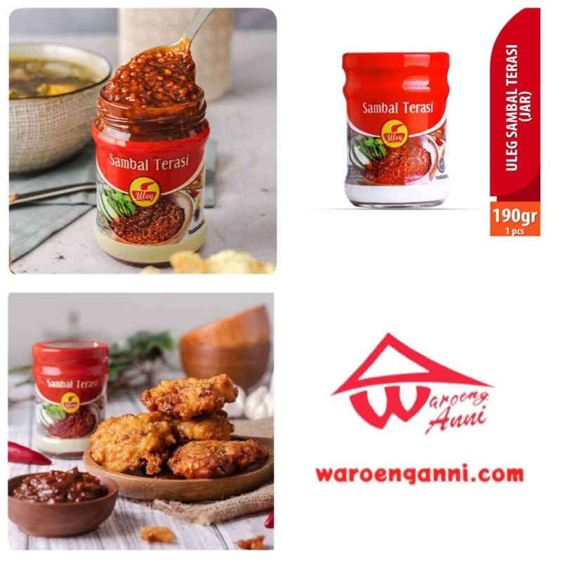 Indonesia Sambal Uleg Terasi Finna Jar 190 gram / Shrimp Paste Chilli Finna