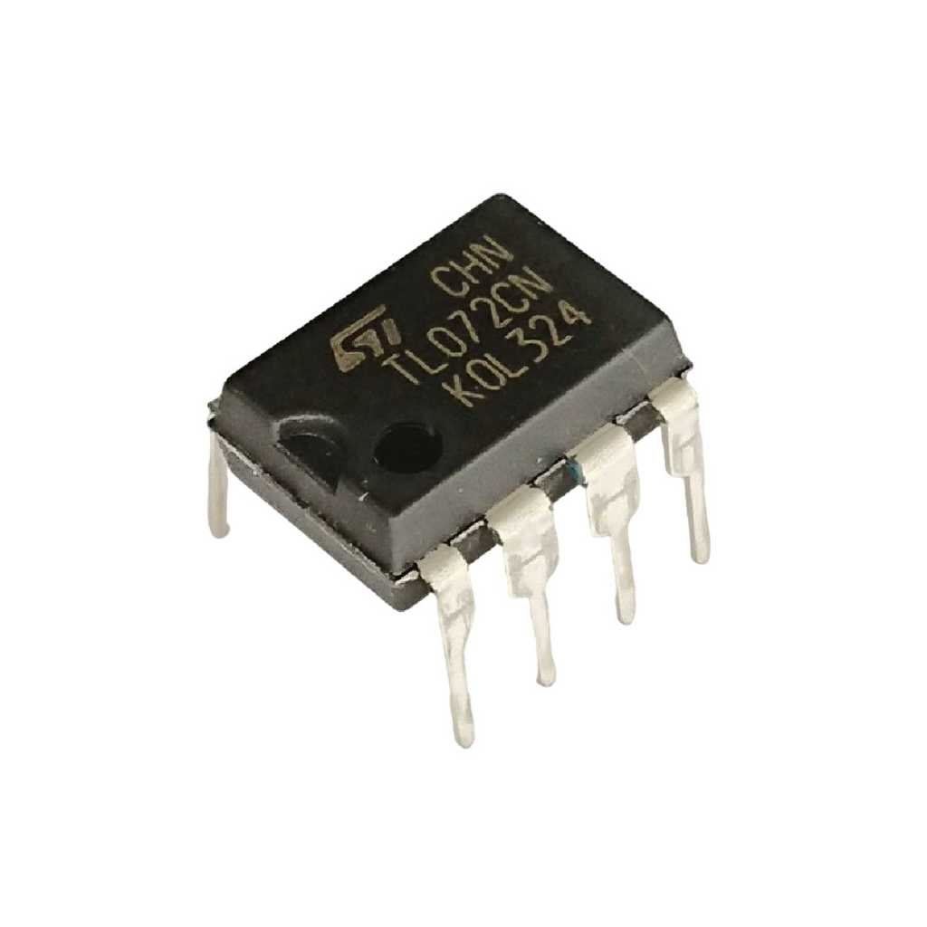 TL072CN TL072 Low Noise J-FET Dual Operational Amplifiers IC ไอซี ยี่ห้อ ST
