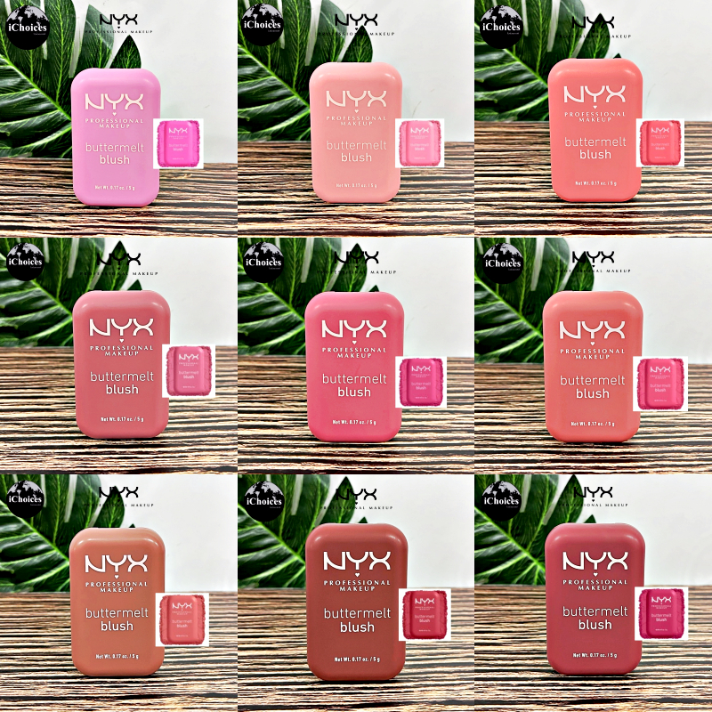 [NYX] Professional Makeup Buttermelt Blush 5g บลัชออน เนื้อแมตต์ สูตรวีแกน ติดทนนาน