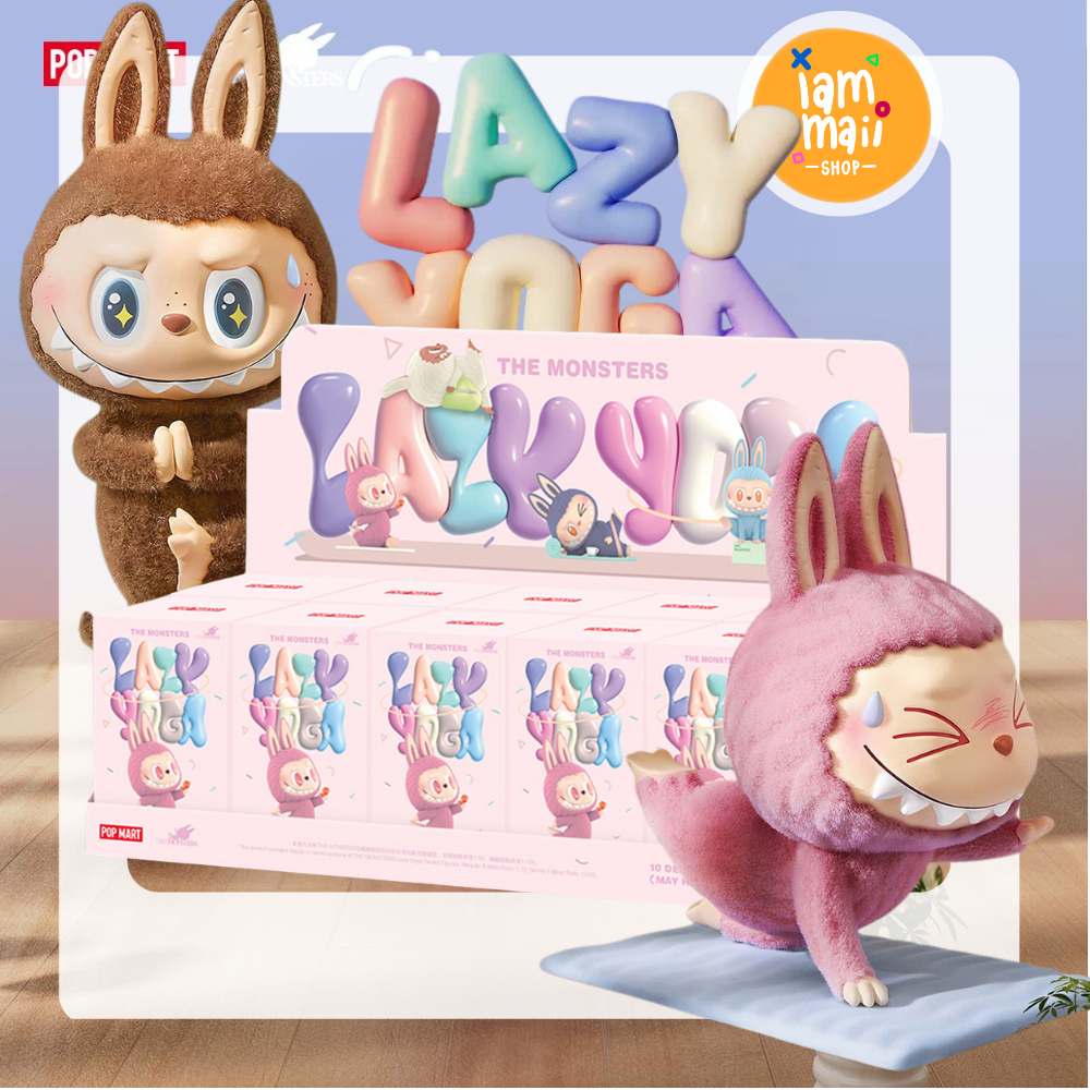[ยกกล่อง] Labubu THE MONSTERS Lazy Yoga พร้อมส่ง