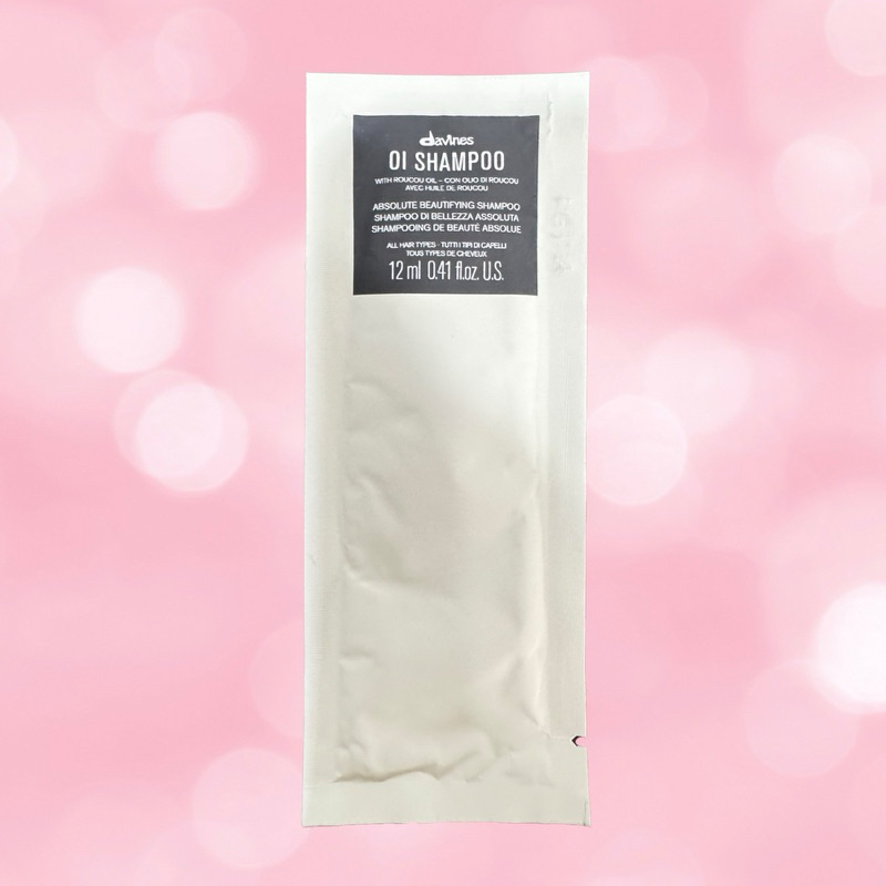 DAVINES OI 12 ML. แชมพู สูตรอ่อนโยน ให้เส้นผมแข็งแรง เพิ่มความเงางามให้เส้นผม