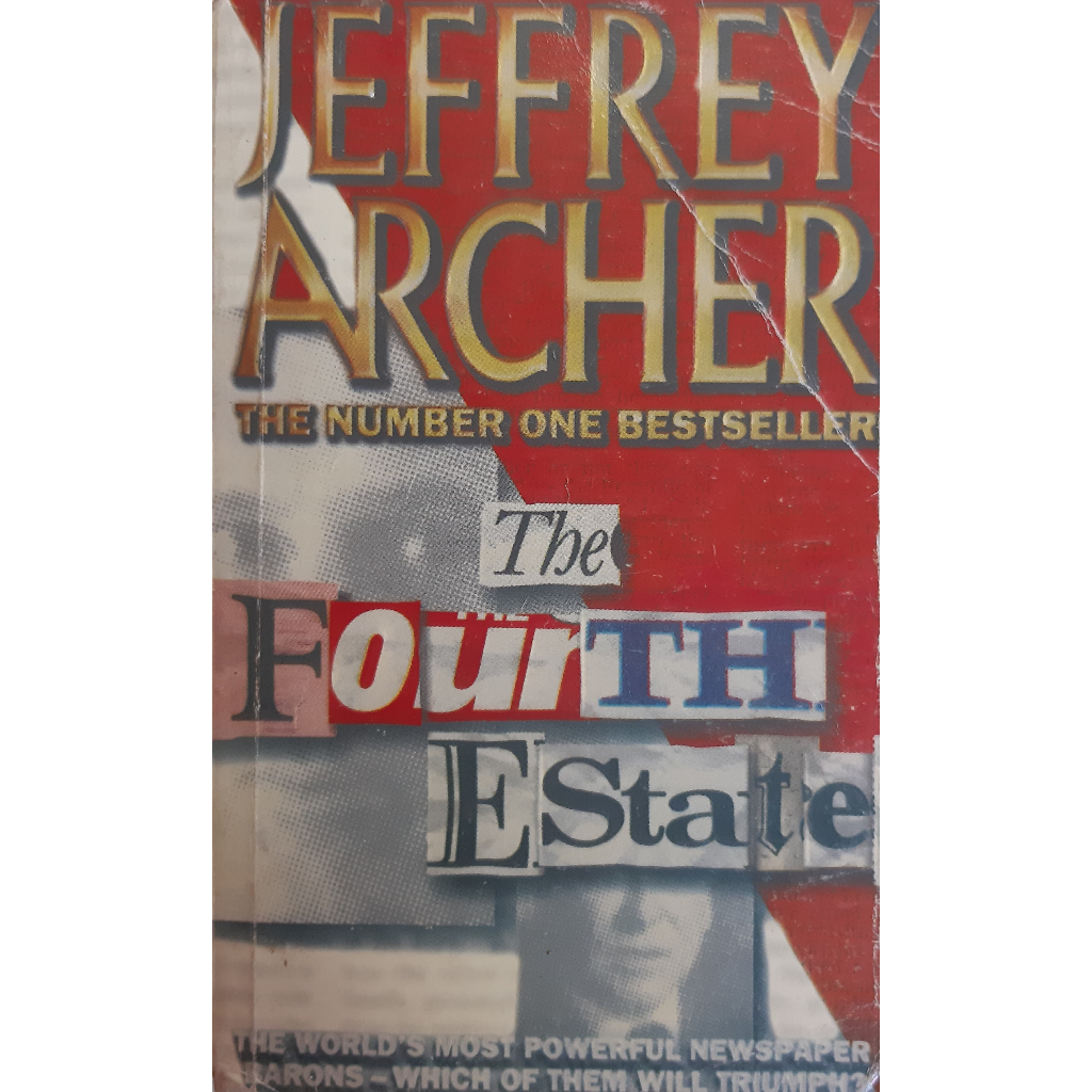 ฐานันดร4 (The Fourth Estate) *หนังสือมือสอง* Jeffrey Archer สุวิทย์ ขาวปลอด นิยายแปลสืบสวนสอบสวน