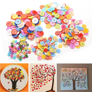 กระดุม กระดุมDIY หลากสี งานประดิษฐ์ งานDIY กระดุมเสื้อ พลาสติก สีสดใส พร้อมส่ง มีเก็บปลายทาง