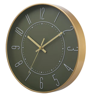 Silent quartz movement นาฬิกาแขวนผนัง -นาฬิกาแขวน วเลขนูน ขนาด 12 นิ้ว นาฬิกาแขวนผนัง นาฬิกทรงกลม