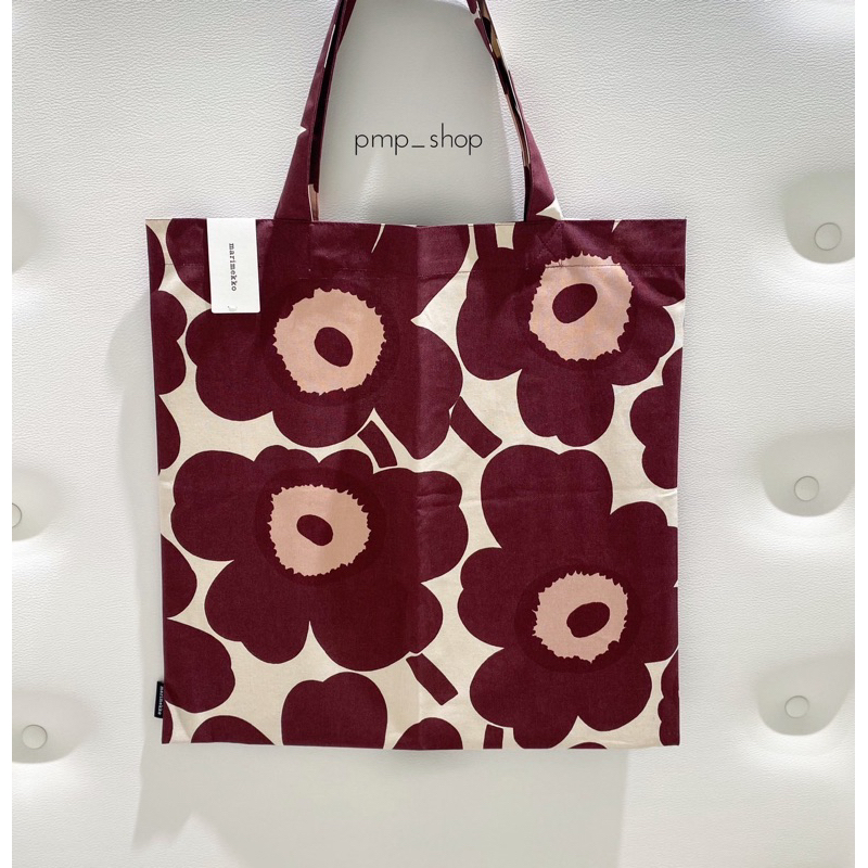 (โค้ด 15DD300 ลด15%) Marimekko Unikko Totebag ของแท้ 100% รับประกัน