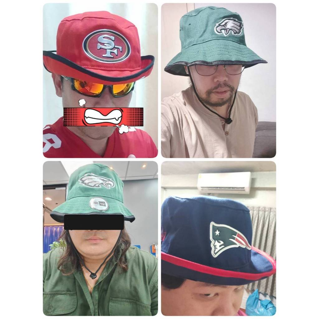 NFL Boonie Hat / Fishing Hat หมวกตกปลา / หมวกปีก NFL