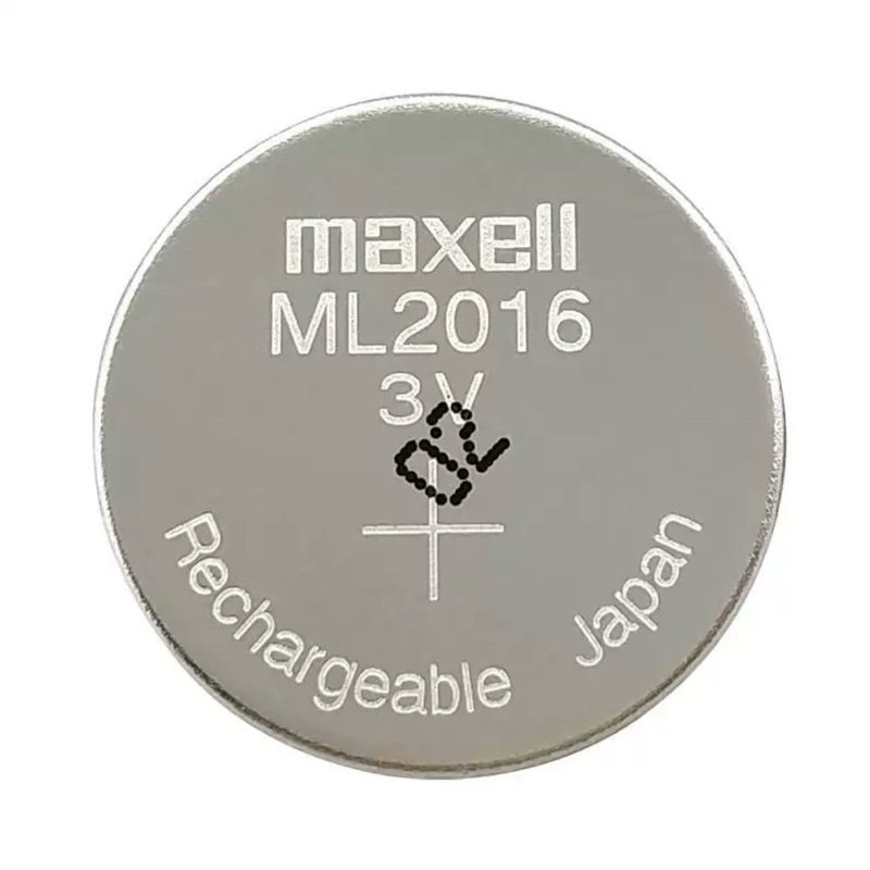 ถ่านMaxell ML2016 Rechargeable Battery 1ก้อน ของแท้