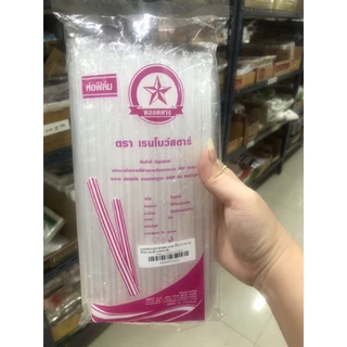 หลอด 6 มิล ปลายแหลมเรนโบว์ ห่อฟิลม์ 100 เส้น 25บาท สุดคุ้ม
