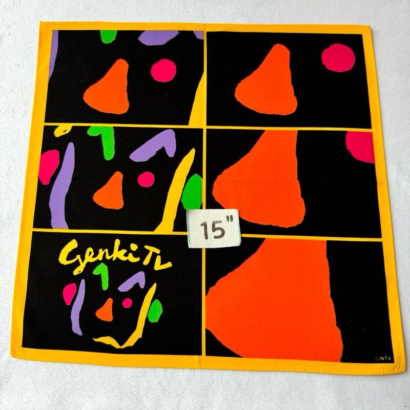 Genki Tv Art ผ้าเช็ดหน้าลายอาร์ทๆ