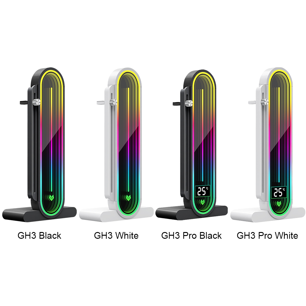 ขาตั้งการ์ดจอ Coolmoon Aosor GH3 GPU vertical bracket ARGB 3pin 5V B&W