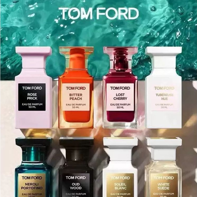 ของแท้·พร้อมส่ง·ถูก Tom Ford Rose Prick/Soleil Neige/Oud Wood/Bitter Peach/Lost Cherry 100ml น้ำหอมที่เป็นกลาง