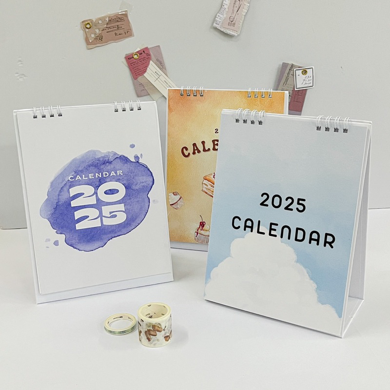 📆 ปฏิทิน 2025 / ปฏิทินวันหยุดสำคัญ 9x7"/8x6" Design แพลนเนอร์ 2025/Calendar