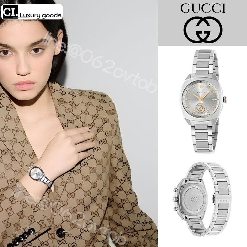 shopee ใหม่ถูกที่สุด💯⌚ของแท้ นาฬิกา Gucci Interlocking watch, 29 มม.